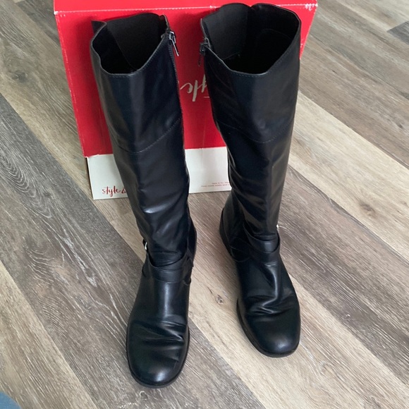 Style & Co. Black Boots - Picture 1 of 5